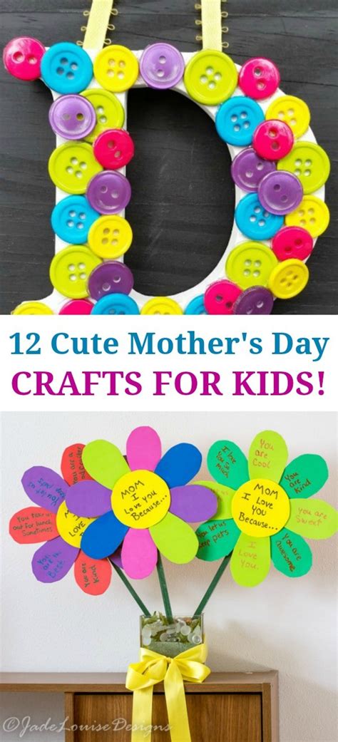 12 Super Cute Mothers Day Crafts For Kids Such Great T Ideas