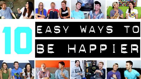 10 Easy Ways To Be Happier Youtube