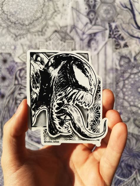 Venom Sticker Glossy Vinyl Etsy