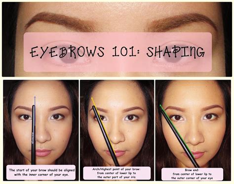 Make Me Up Before You Go Go Eyebrows 101 How To Shape Your Brows