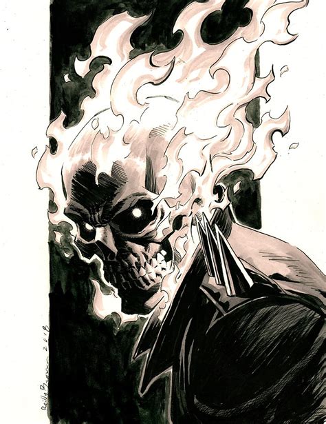 Ghost Rider By Reillybrown On Deviantart In 2021 Ghost Rider Tattoo