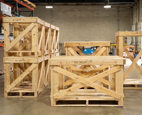 Wood Crates Lamar Packaging Systems Durable Wooden Crates