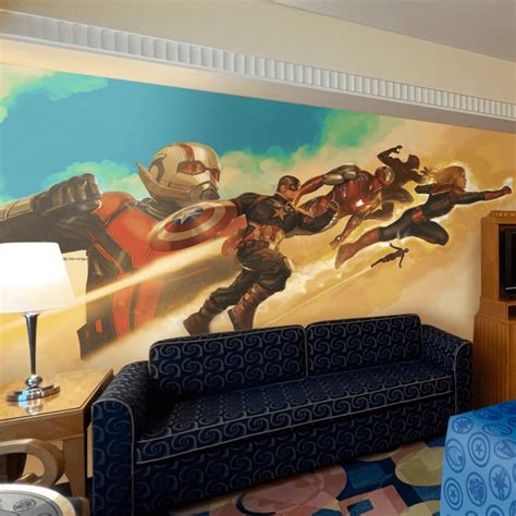 Avengers Themed Marvel Special Room At Disney Ambassador Hotel Tdr