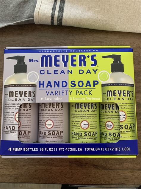 Costco Mrs Meyers Clean Day Hand Soap 16 Fl Oz 4 Pack