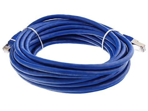 Blue Booted Cat6a Patch Cable 25 Ft At Cables N More
