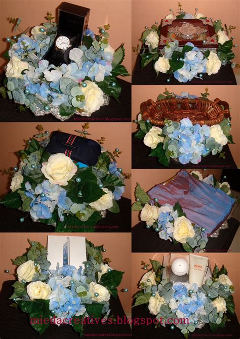 Gubahan hantaran kahwin sejadah semudah 5 minit berbentuk tanjak. Mied@ Creatives: simple gubahan hantaran - flower