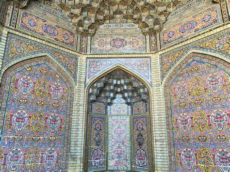 Nasir Al Molk Mosque Shiraz Historical Architecture Shiraz Iran Pink Mosque