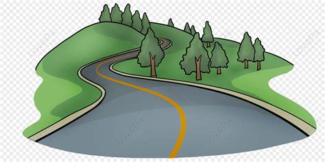 Cartoon Highway Highway Travel Road Free Png And Clipart Image For