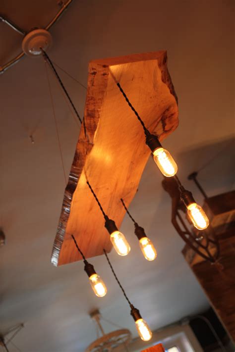 Handmade Custom Lighting With Reclaimed Wood By Funk N Junk