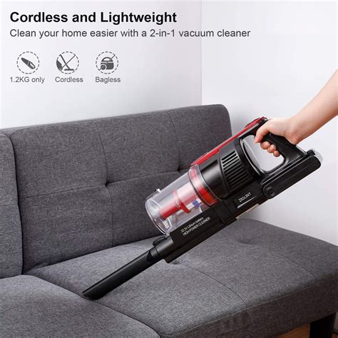 Ultra Lightweight Cordless Stick Vacuum Cleaner Long Running Time And