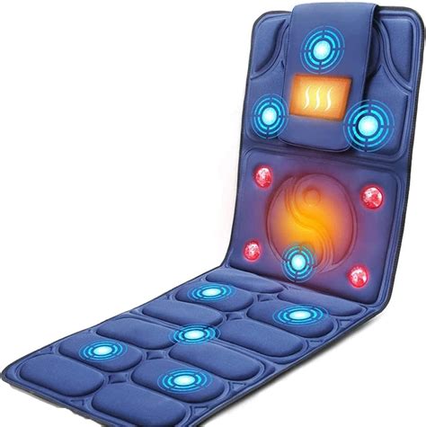 Full Body Vibrating Massage Mat With 9 Levels Of Velocity And 5 Modes Folding