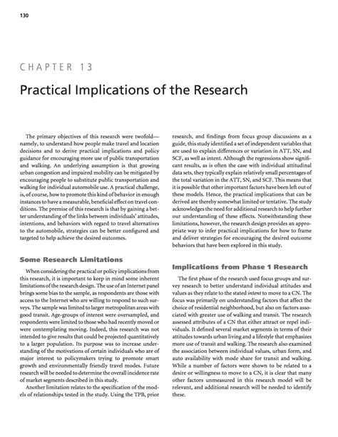 Chapter 13 Practical Implications Of The Research Understanding How