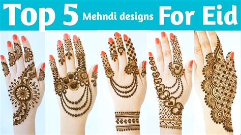 You can try to make it. Easy Stylish Mehndi design for eid - beautiful simple ...