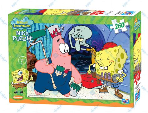 Spongebob Puzzle2 W Appndesign