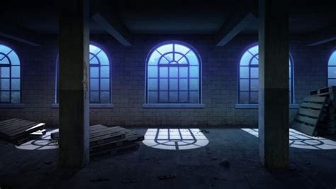 Abandoned Building Night By Vui Huynh On Deviantart In Anime Places Anime Backgrounds