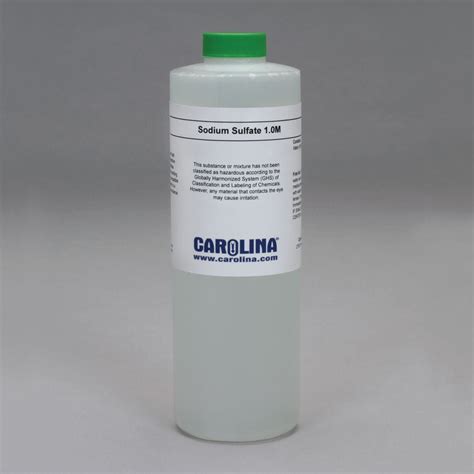 Sodium Sulfate 10 M Solution Aqueous Laboratory Grade 500 Ml