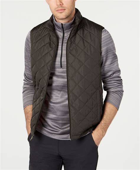 Hawke And Co Men S Diamond Quilted Vest Created For Macy S Macy S