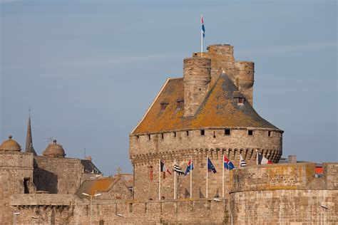 Saint Malo Castle The Castle Of The Fortified City Of Sa Flickr