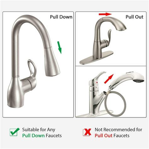 Danco pitches in to provide you with kitchen faucet plumbing repair and replacement parts that are easy to use, practical to. Moen 150259 Replacement Part for Pull Down Kitchen Faucet ...