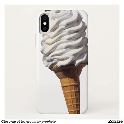Close Up Of Ice Cream Case Mate Iphone Case Zazzle Luxury Food Ice