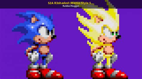 S2a R3shaded Mania Style Sonic 3 Sprites Sonic The Hedgehog 2