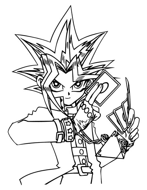 Coloring Page Yu Gi Oh Coloring Pages 81