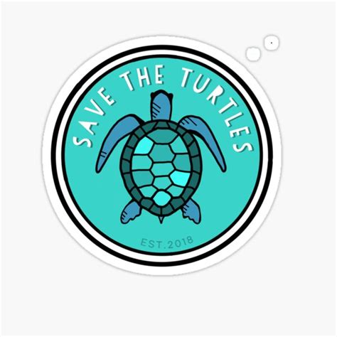 Save The Turtles Movement Stickers Redbubble