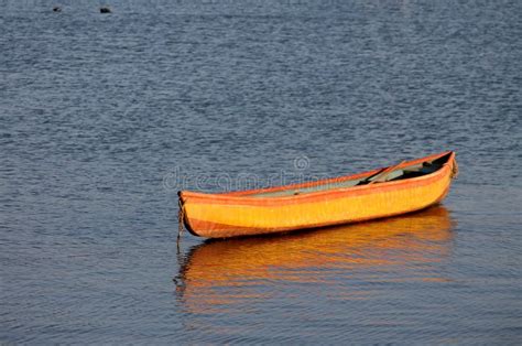 A Canoe In The Ocean Stock Photo Image Of Boat Activity 173134986
