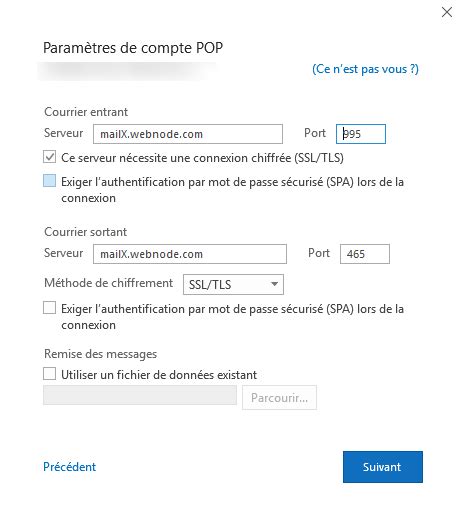 Webnode Configurer Mon Compte E Mail Dans Outlook