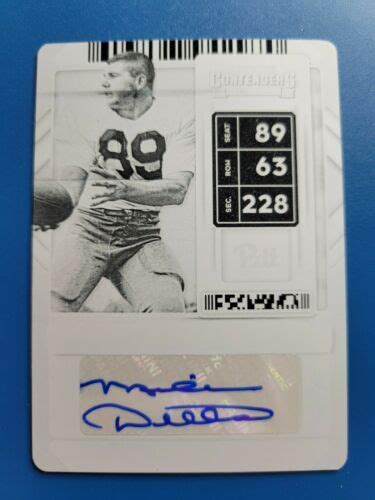 Mike Ditka 2020 Contenders Draft Printing Plate Auto D 11 Pitt Panthers Ebay