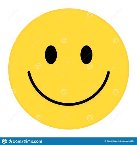 Smiley Face Happy Smiley Emoji Vector Yellow Stock Illustration