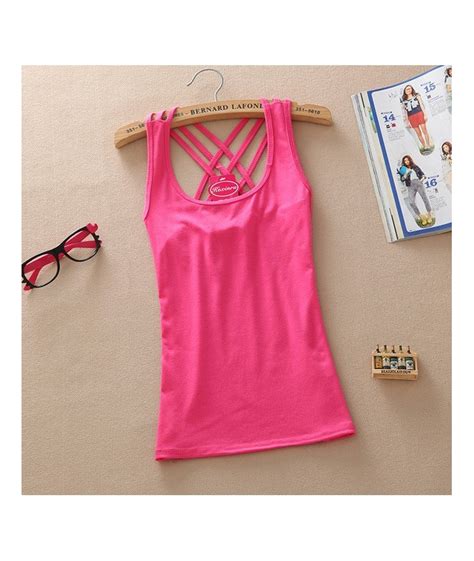 new arrival women fashion summer casual solid cotton sleeveless vest tank tops t shirt candy