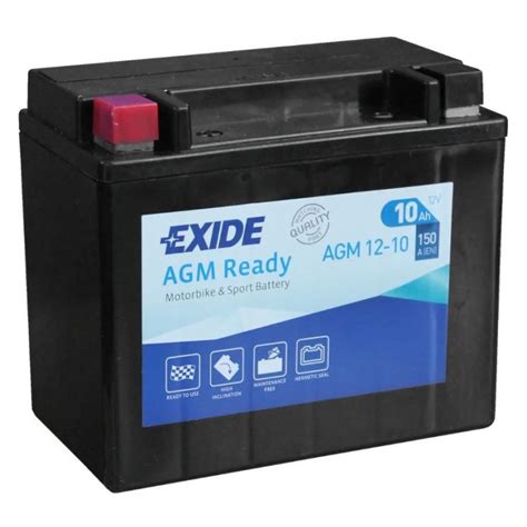 Battery Exide AGM Ready 12V 10Ah Exide De 10Ah a 11Ah