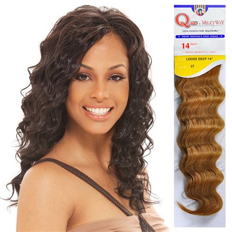 Human Hair Master Mix Weave Milky Way Que Loose Deep Samsbeauty