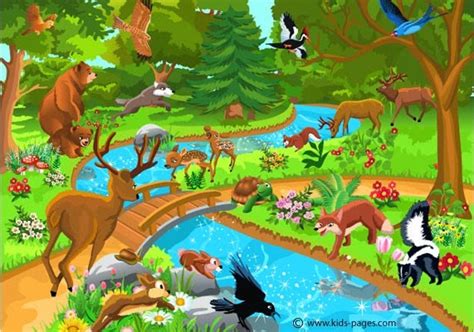 European forrest wild animals collection. Mrs.Berenice's Art Room: GRADE 2 - Unit 2 - Sharing the planet