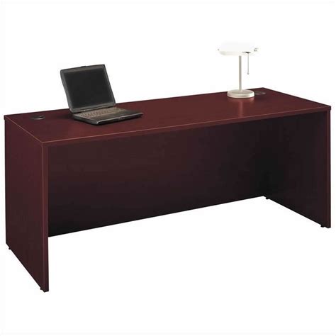 Bush Business Furniture Series C Mahogany Right L Shaped Desk Bsc044 367