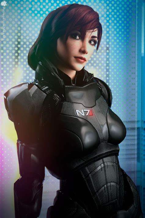 Shepard Commander By Alienally On Deviantart Mass Effect Universe Mass Effect Art Mass Effect