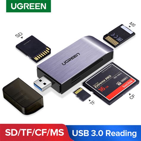 Ugreen Sd Card Reader Usb 30 High Speed Cf Memory Card Adapter Support