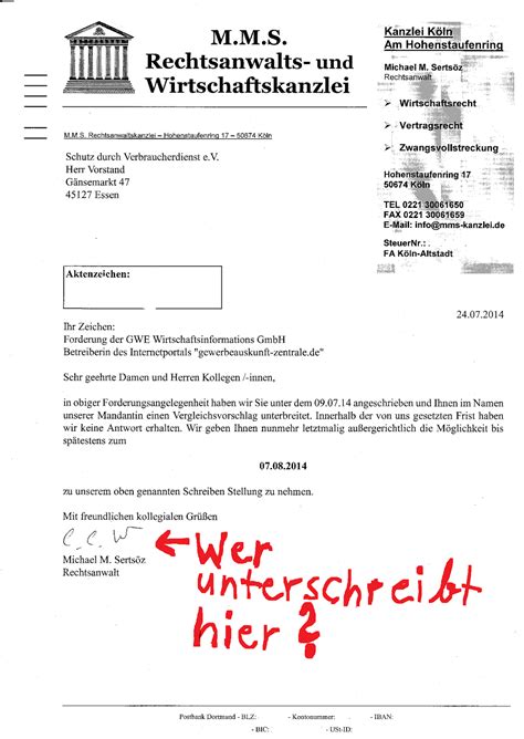 Wenn sie einen brief im auftrag einer anderen person unterschreiben, müssen sie sicherstellen, dass sie dazu tatsächlich auch bevollmächtigt sind. Juli 2014 - Verbraucherdienst e.V.