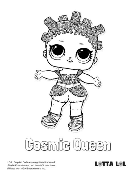cosmic queen coloring page lotta lol coloring pages cute coloring sexiz pix