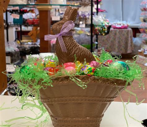 All Chocolate Oval Easter Basket Dayton Homemade Chocolates And T
