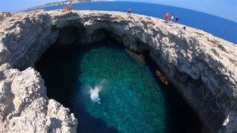Coral Cave Lagoon Freediving Gopro 7 Mellieha Island Of Malta Youtube