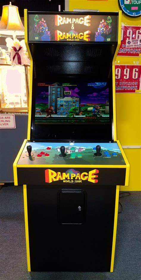 Rampage Arcade Game 90s Nostalgia Arcade Games Rampage Arcade Game
