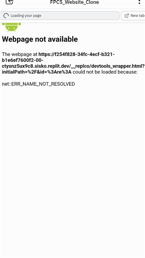 I Have Created A Web Page In Replit But It Is Showing This Eror Code Help Replit Ask