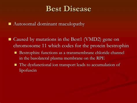 Ppt Grand Rounds Best Disease Powerpoint Presentation Free Download
