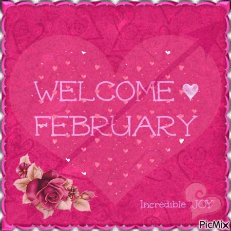 Welcome February Free Animated  Picmix