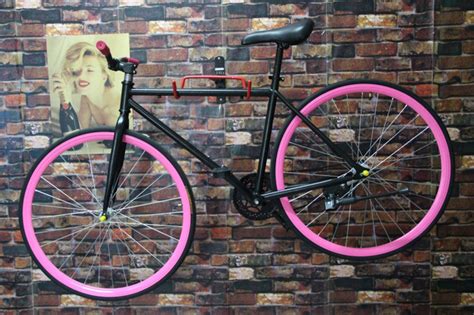 Storageliftdirect.com has the bike lift for you. Wall Mount Bike Hanger Flip Up Garage Bicycle Bike Rack ...