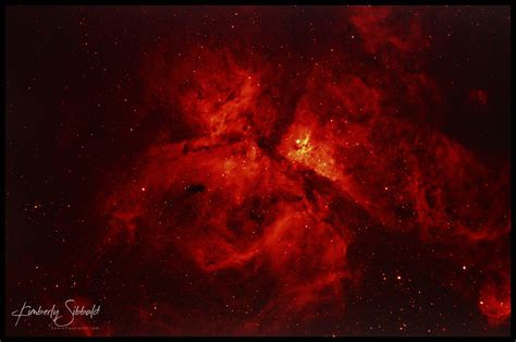 Carina Nebula Ha Spacepaparazzi