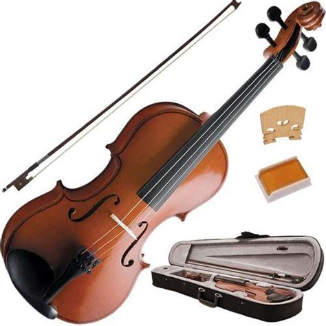 Violino Vogga 44 Verniz Envelhecido Estojo Arco Von144 Violino E