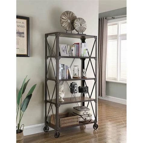 Gracie Oaks Stelly Etagere Bookcase Wayfair Bookcase Home
